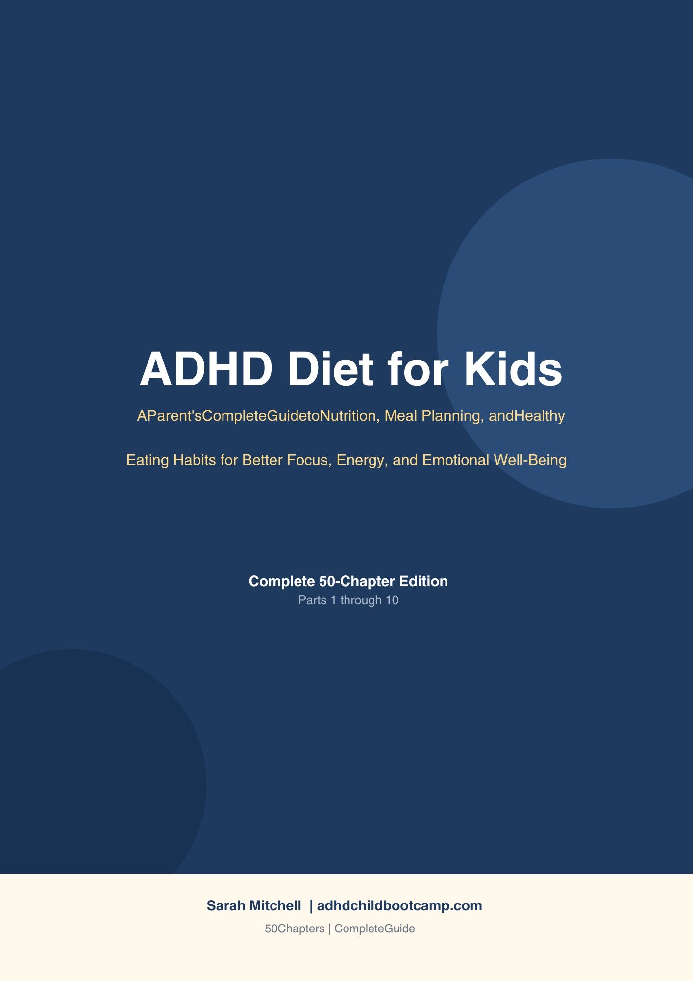 ADHD Diet for Kids — A Parent's Complete Guide